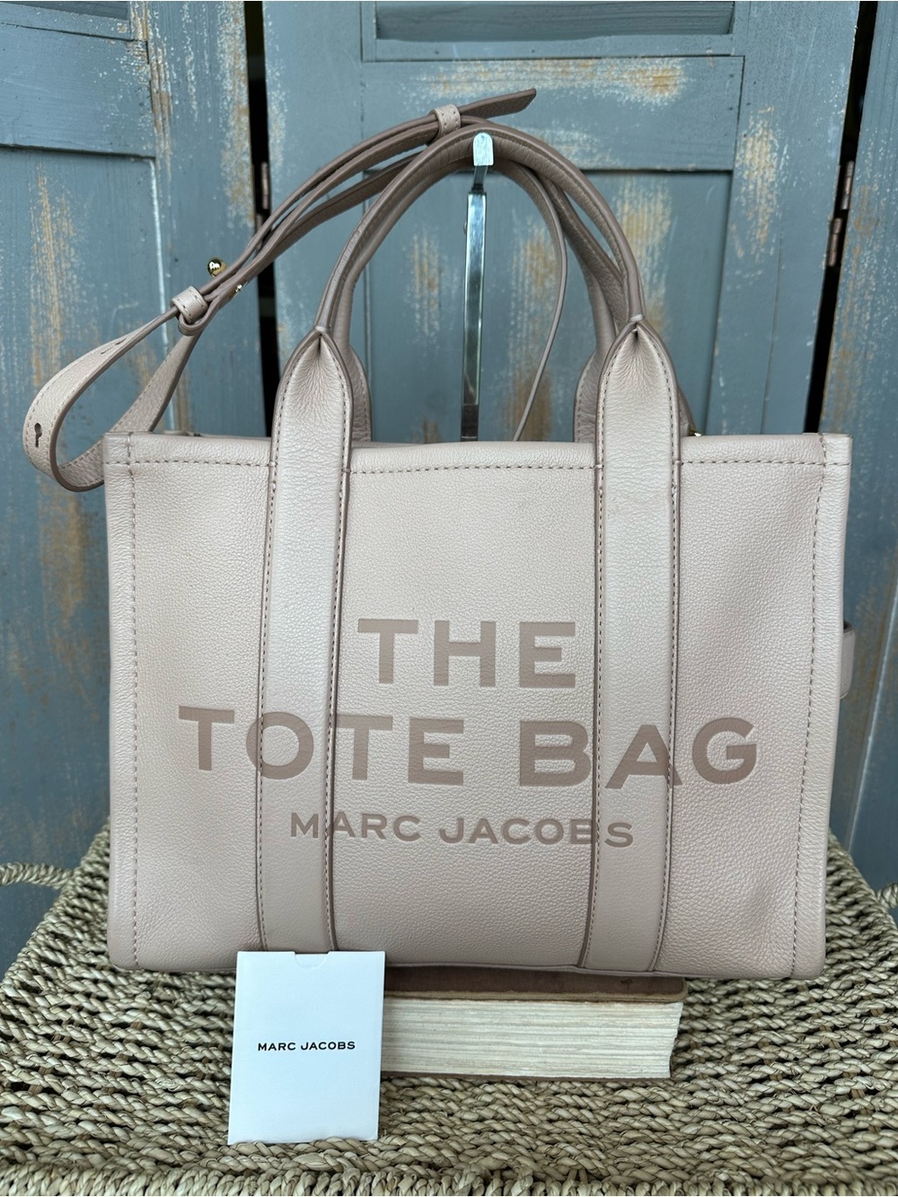 Marc Jacobs Medium Leather Tote Bag Rose